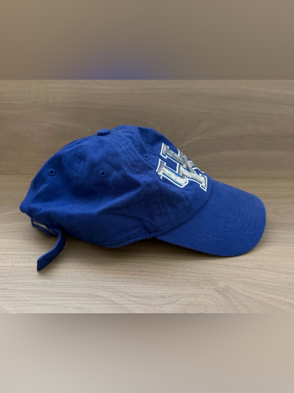 Kentucky Wildcats UK Cap Brand 47 Women's Adjustable Blue With Sequins - Picture 3 of 7